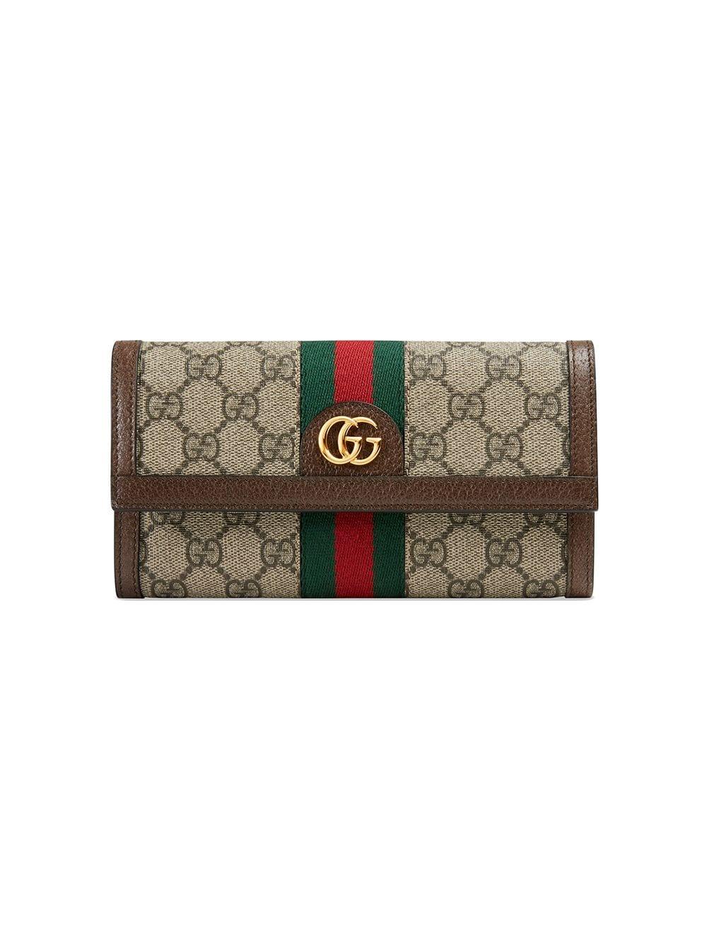 Gucci Canvas Ophidia GG Continental 