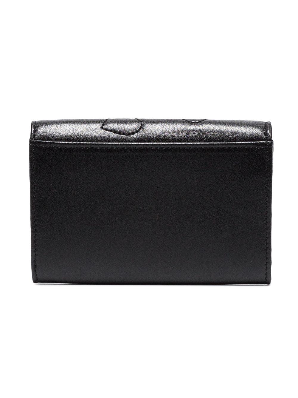 Leather wallet Saint Laurent Black in Leather - 30940271