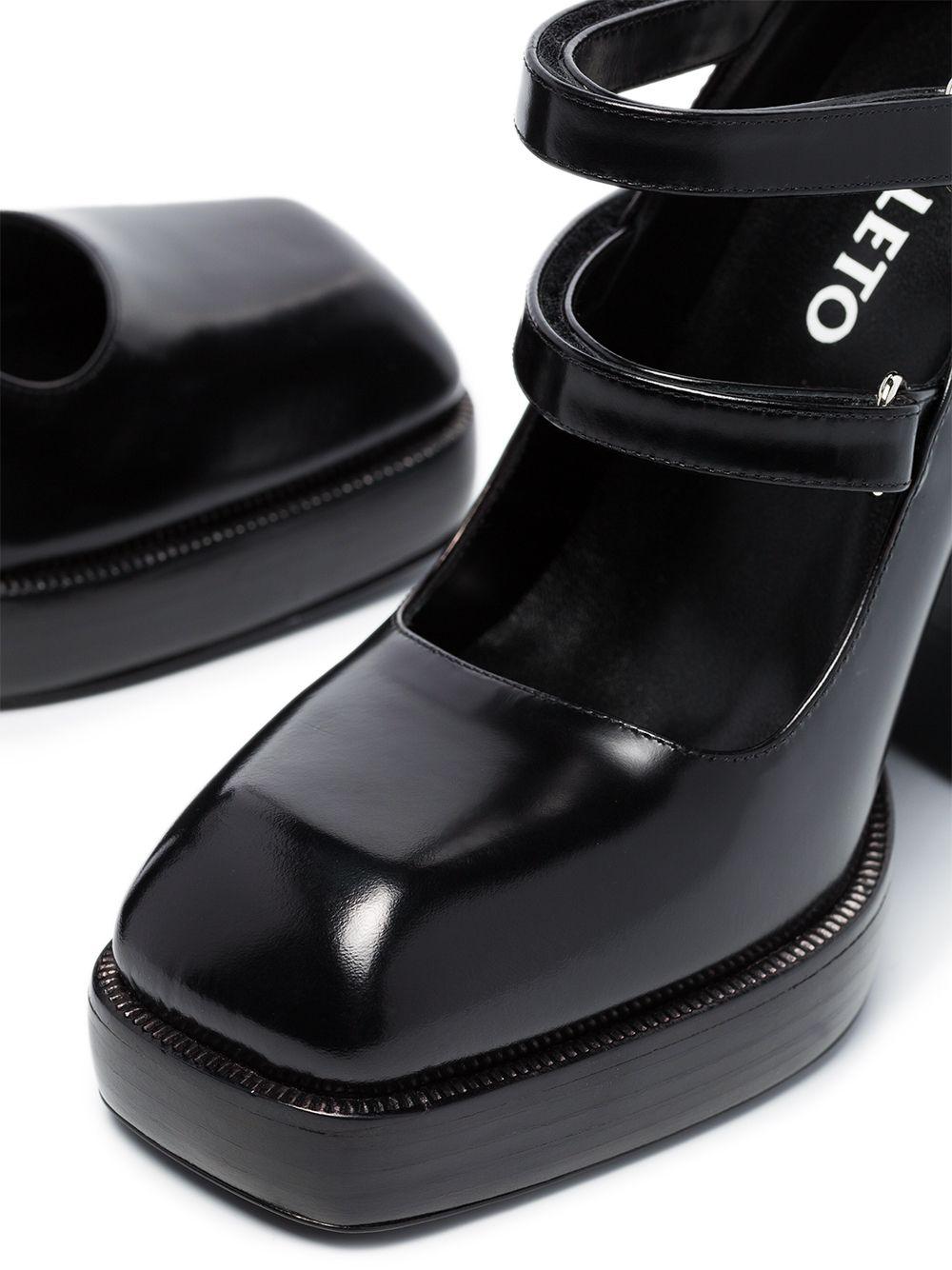 NODALETO Babes Bulla Patent-leather Mary-jane Pumps in Black - Lyst