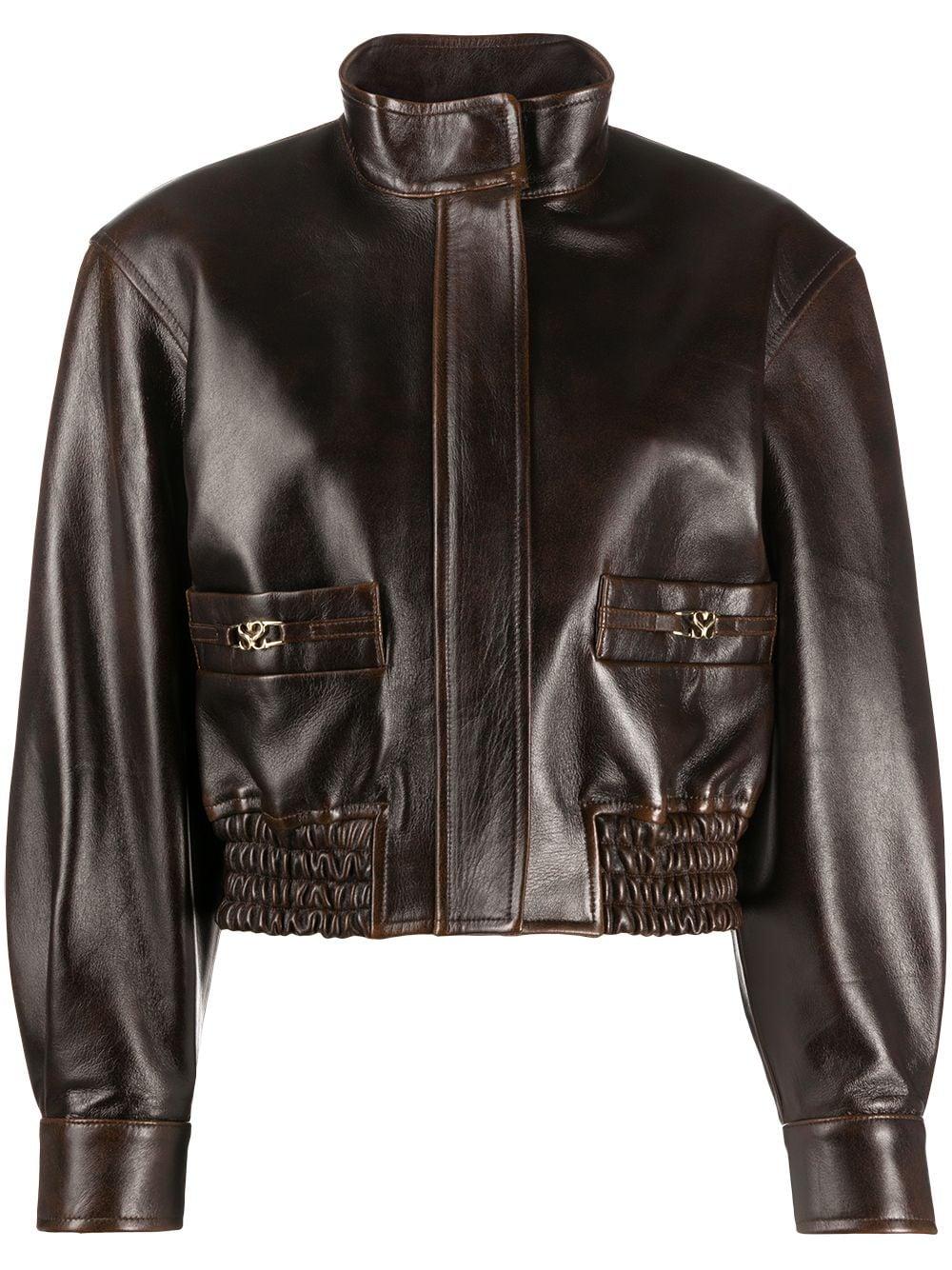 Sandro High neck Bomber Jacket Lyst