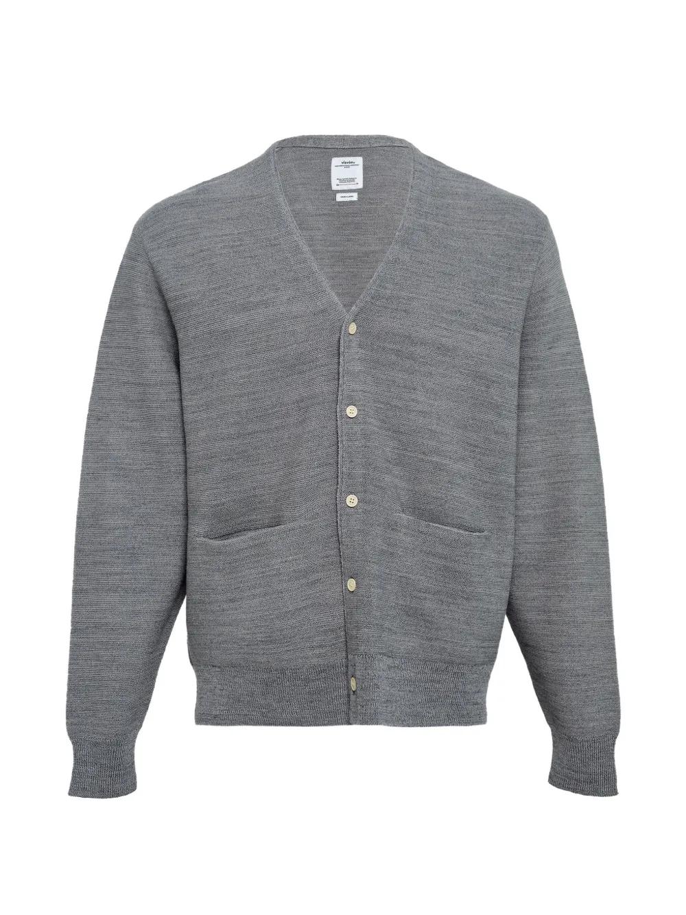 トップス SELMER V-NECK KNIT (W/L) Visvim Selmer V-Neck Cardigan in Gray for Men | Lyst