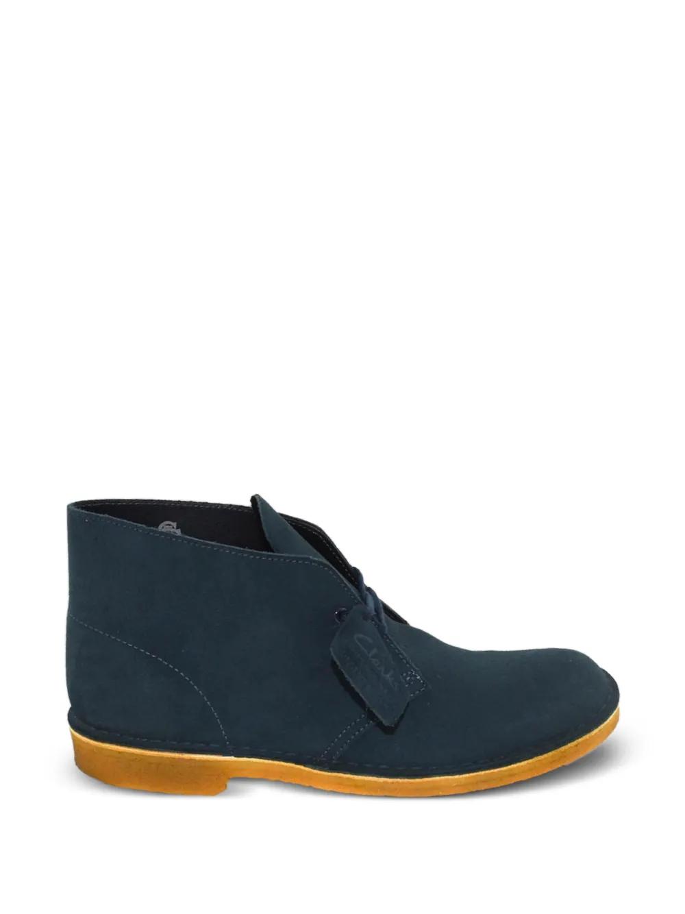 Classic Suede Desert Chukka‎ Boots with Blue Laces Casual Ankle Boots Mens Suede Desert Boots Chukka Lace Up Sand Mod Casual Ankle  main image 4