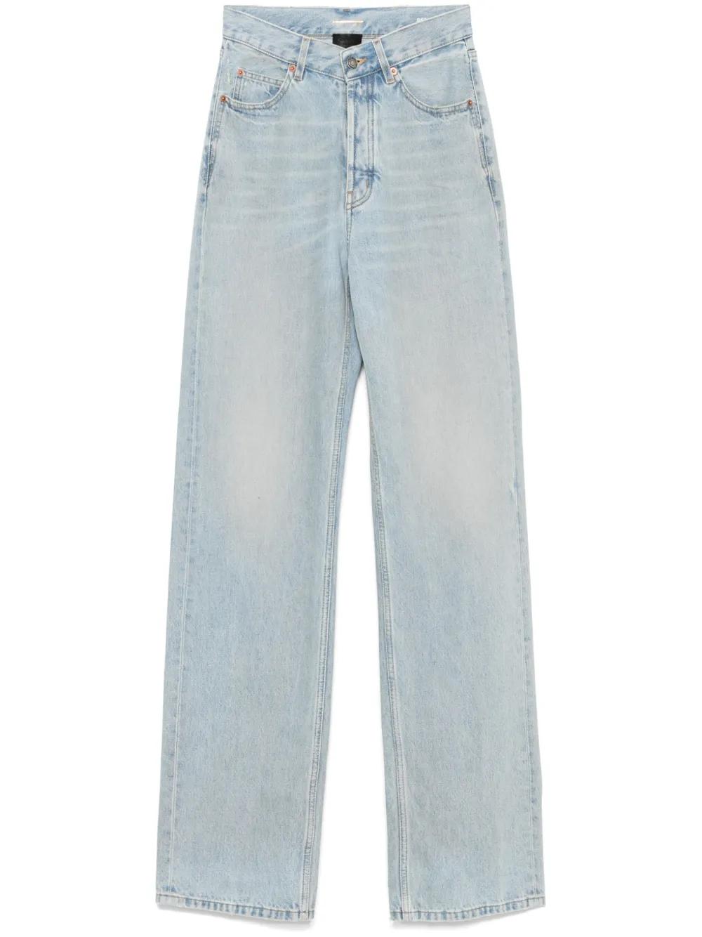 【関税＆送料込み】Saint Laurent Wide Leg Jeans SAINT LAURENT High-rise wide-leg jeans | NET-A-PORTER