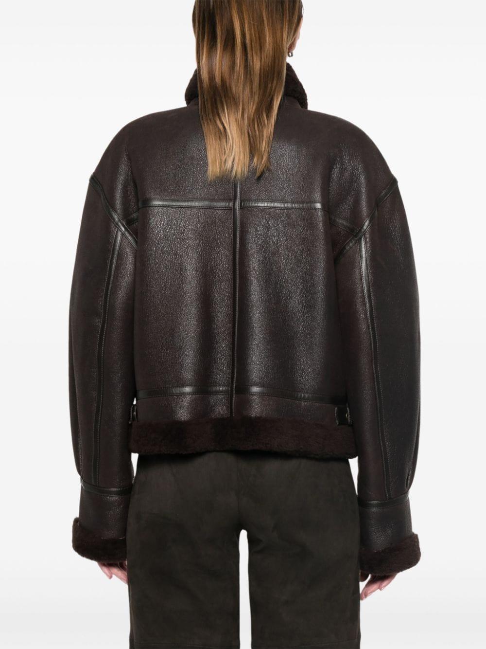 Arma Merino Leather Jacket in Black Lyst
