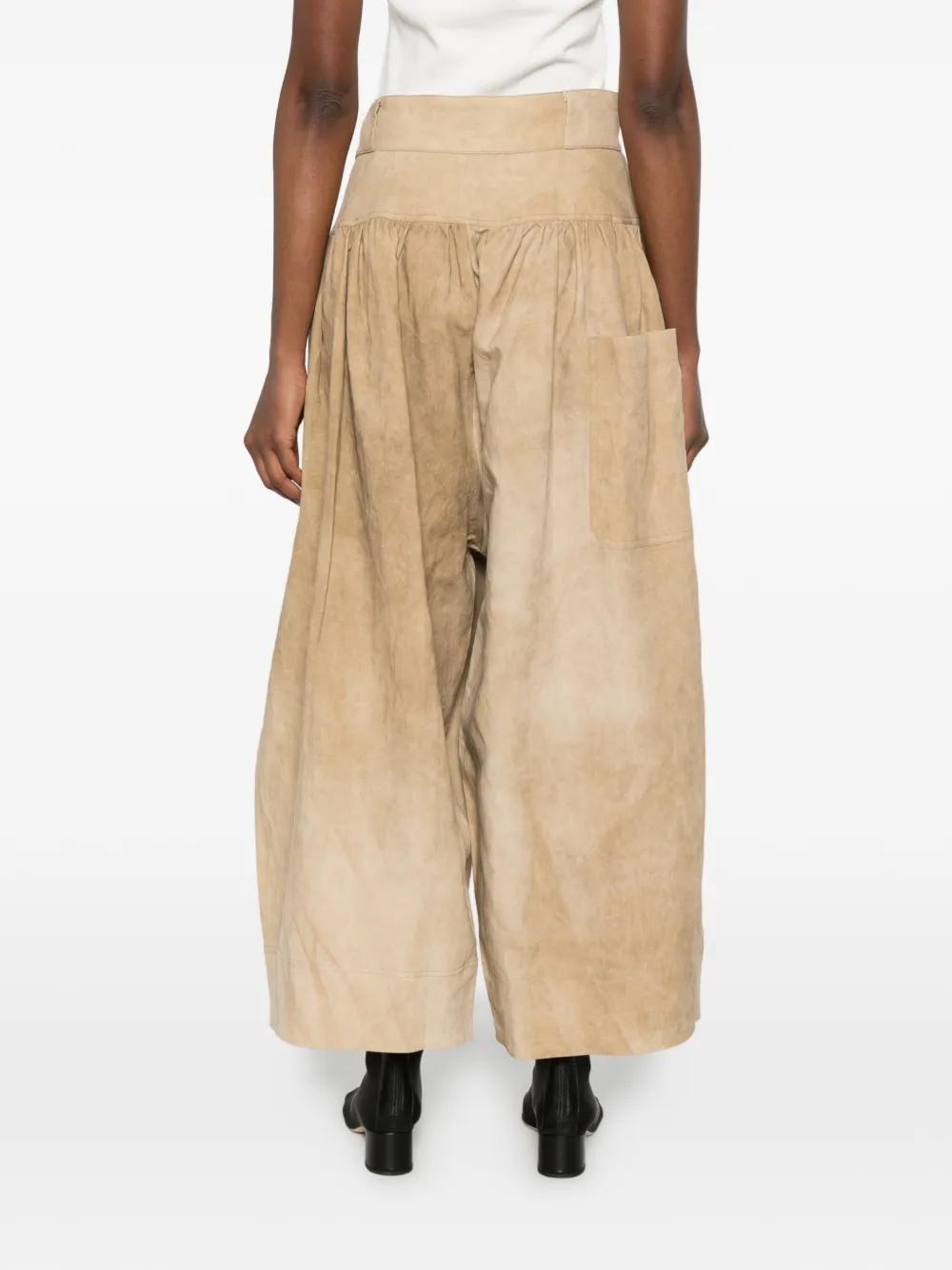 Niccolò Pasqualetti Luna Pocket Trousers in Natural | Lyst