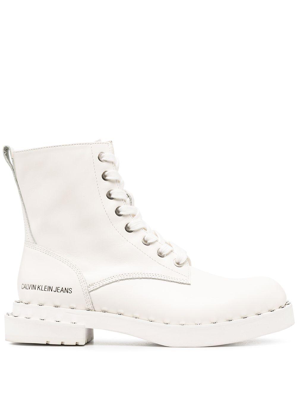 white combat boots target