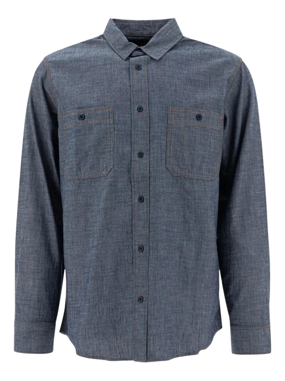 Chemise Vintage Filson Homme - Taille L - Vert - Coton épais (twill) - Boutonnée, Poches à Rabat - Très Bon état