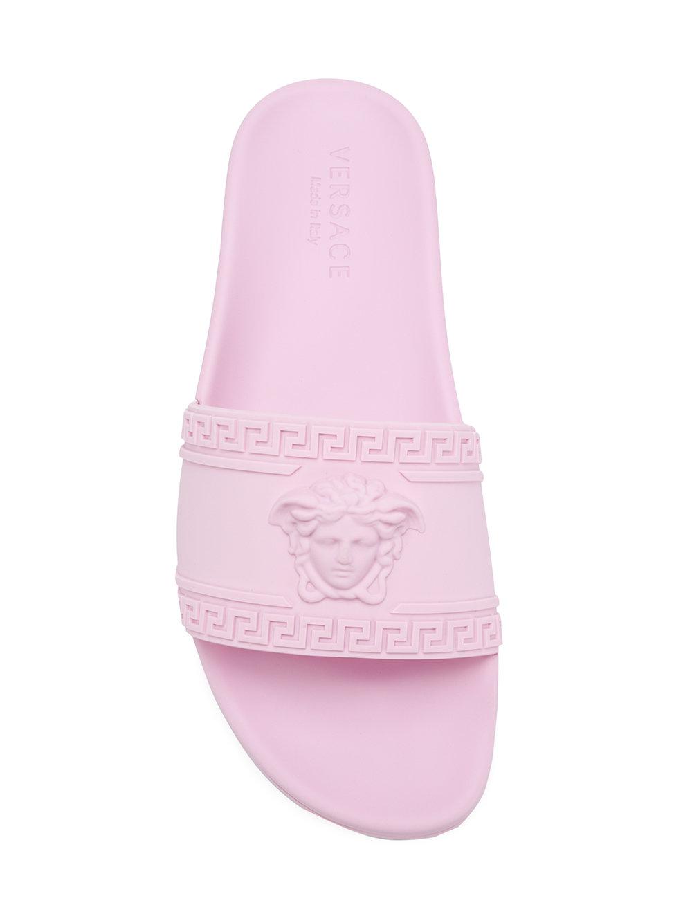 palazzo pool slides pink