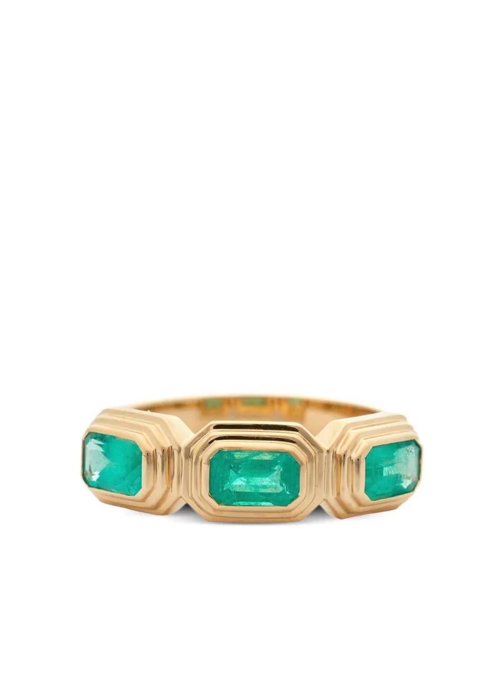 Yi Collection 18k Yellow Gold Baxter Emerald Ring in Green Lyst