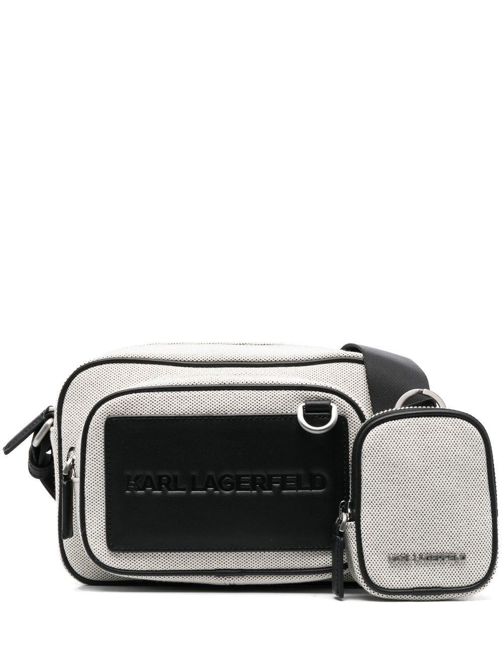 Karl Lagerfeld K/kanvas Crossbody Bag in Black for Men Lyst