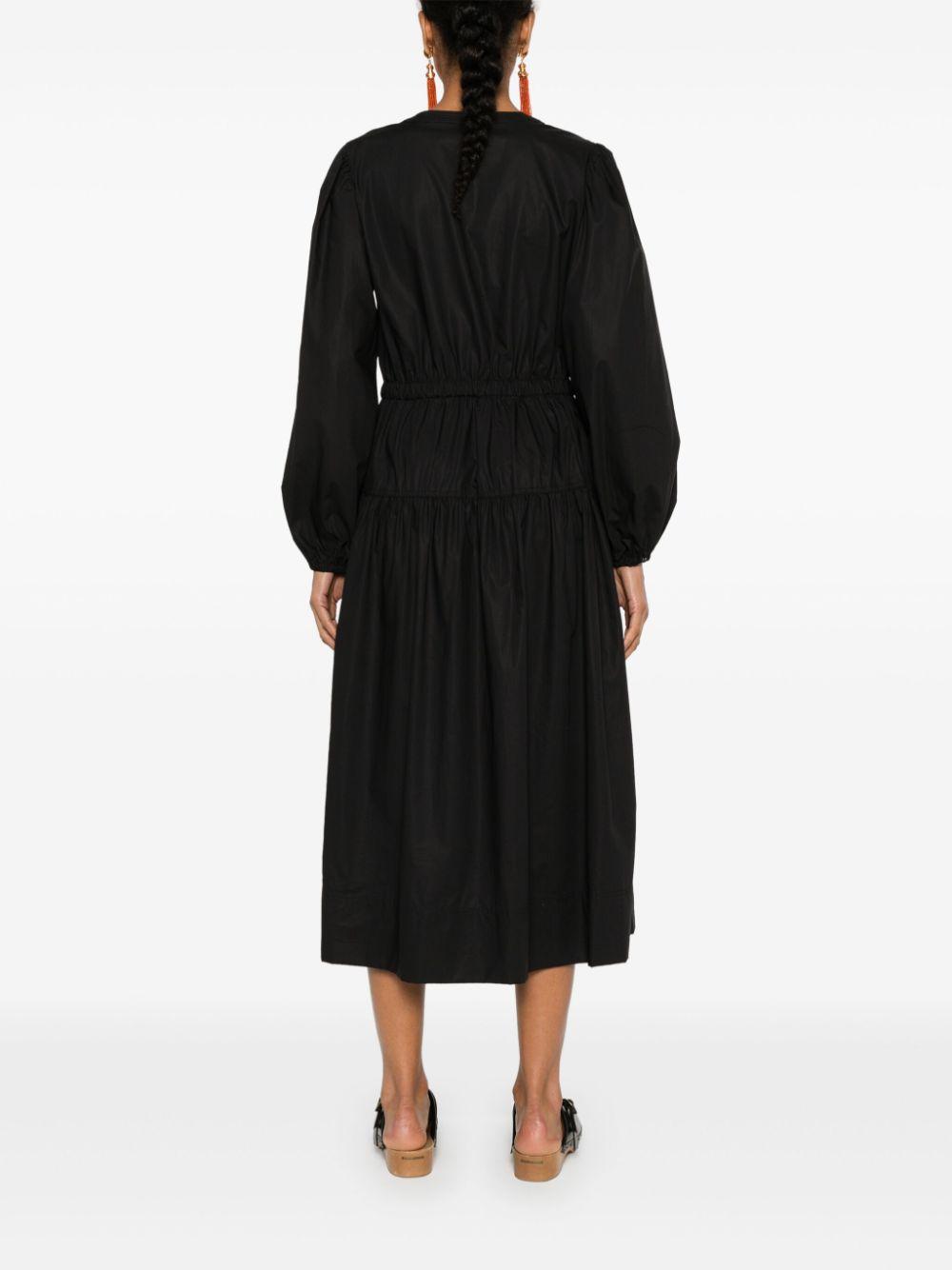 Ulla Johnson レディース ブラック Aurelie ドレス ワンピース