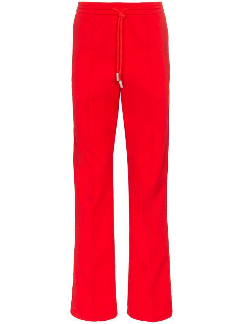 Scuderia Ferrari Men's Red Joggers With Icon Tape Sides Track Pants US S IT  48 | eBay