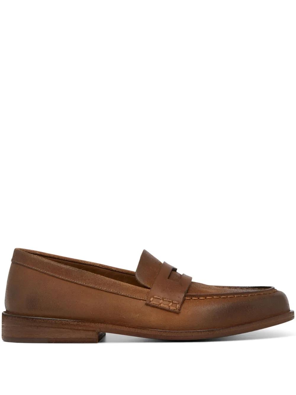 【関税込み】Marsell ブラウン Mocasso ローファー Men's Gray Suede Loafers Mocasso - Marsèll