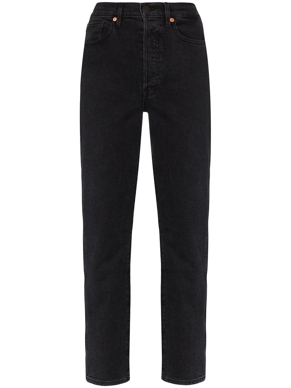 3x1 Denim Claudia Slim-fit Jeans in Black - Lyst