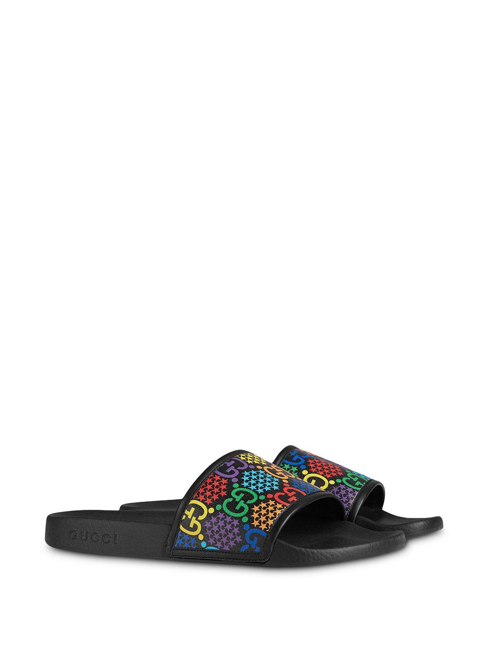 Gucci GG Psychedelic Slide in Black for 
