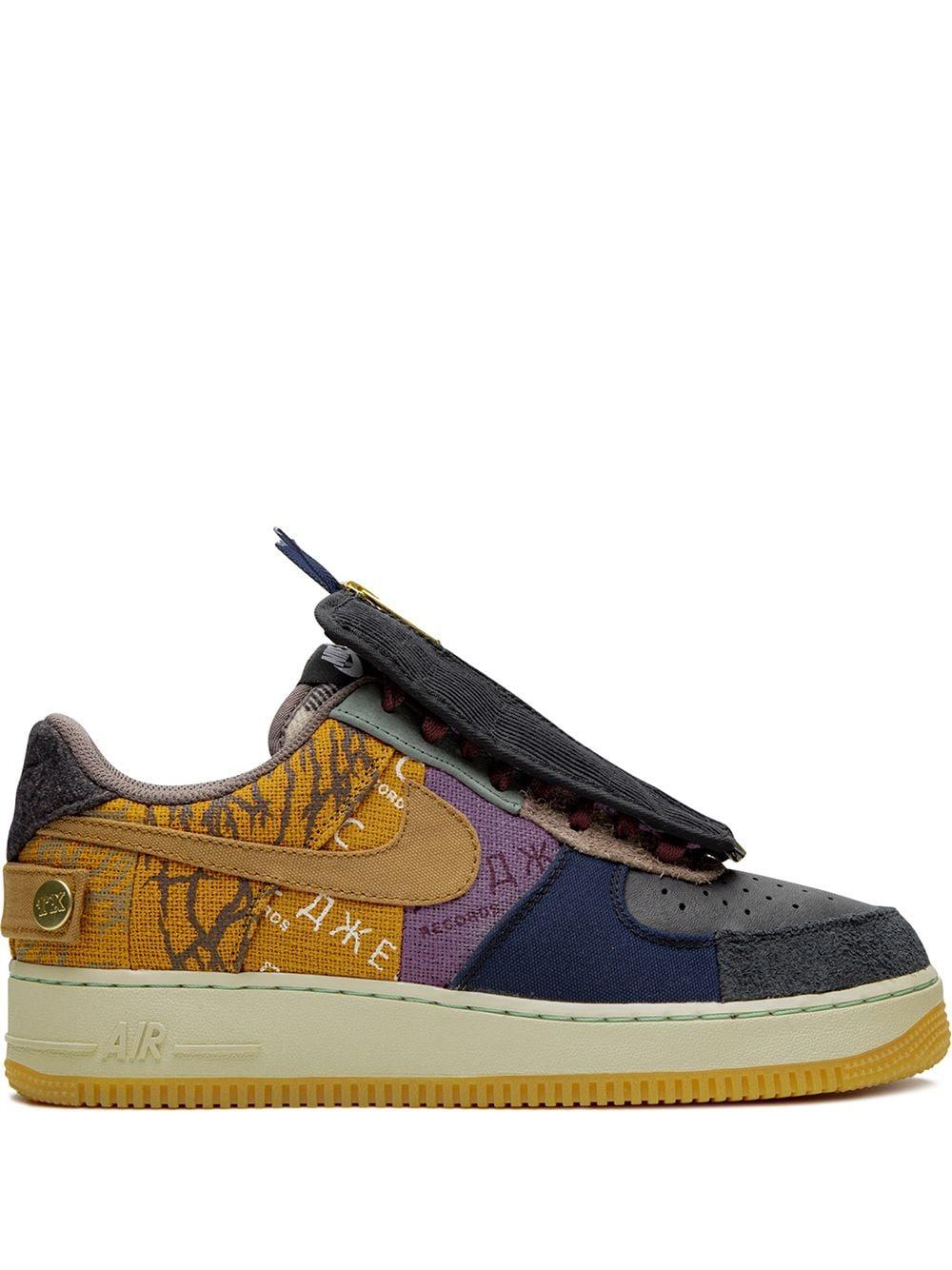 Nike Lace X Travis Scott Air Force 1 Low 'cactus Jack' Sneakers in Blue ...