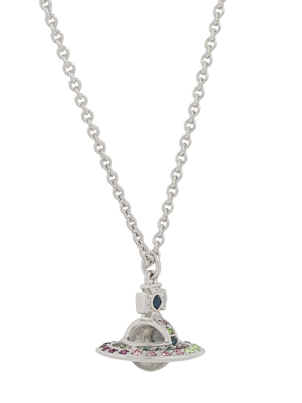 Vivienne Westwood Claretta Small Orb Pendant in Metallic | Lyst