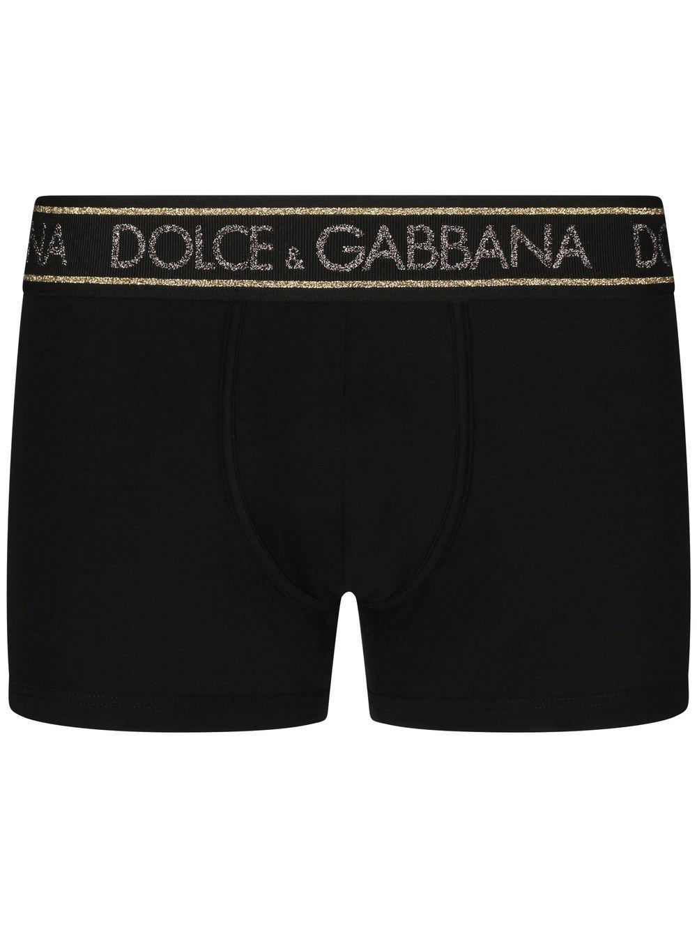 Hombre Ropa de Ropa interior de Slips Bragas con logo en la cinturilla Dolce & Gabbana de hombre de color Verde 