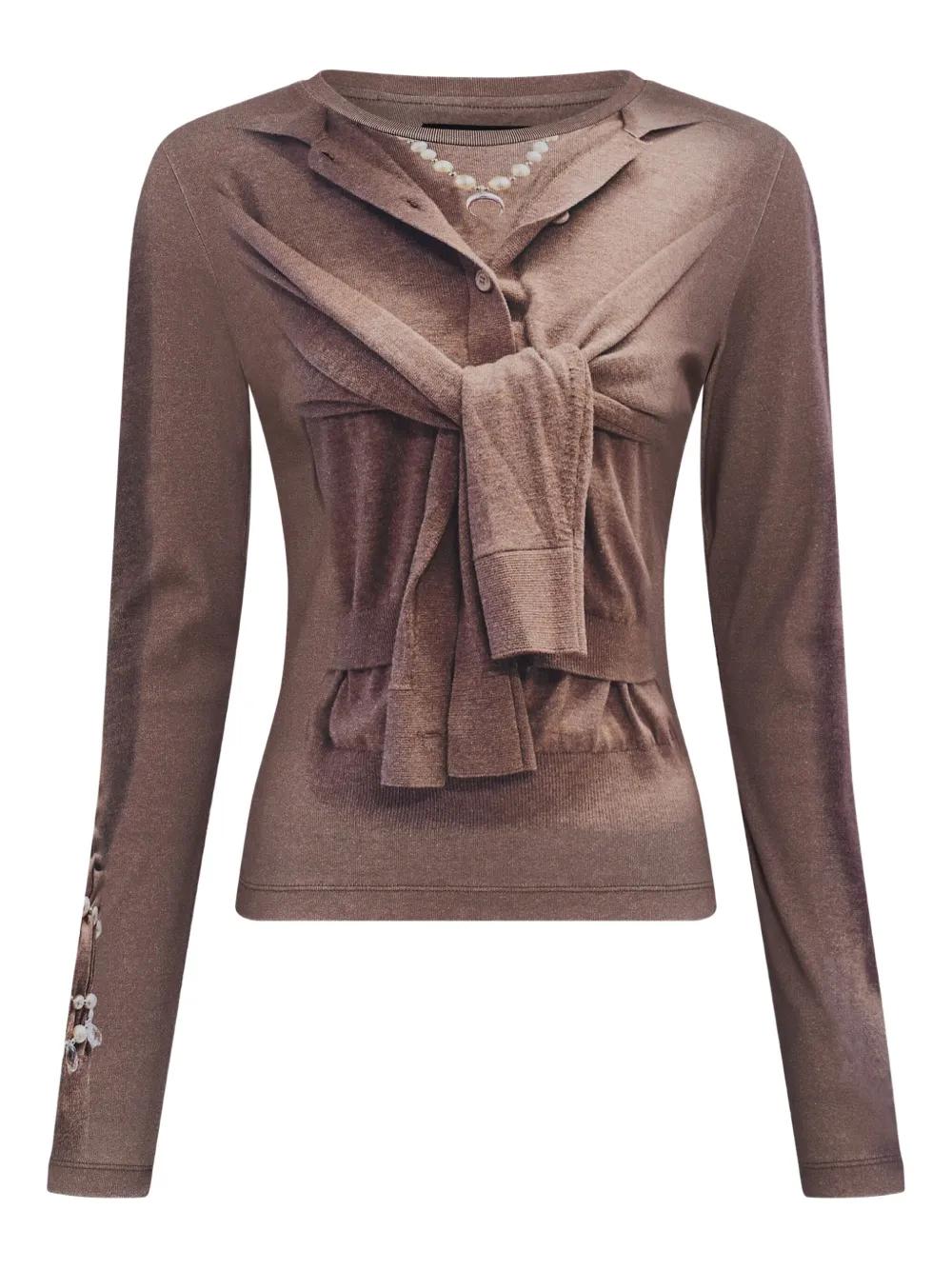 Marine Serre Long-sleeved tops for Women | Online Sale up to