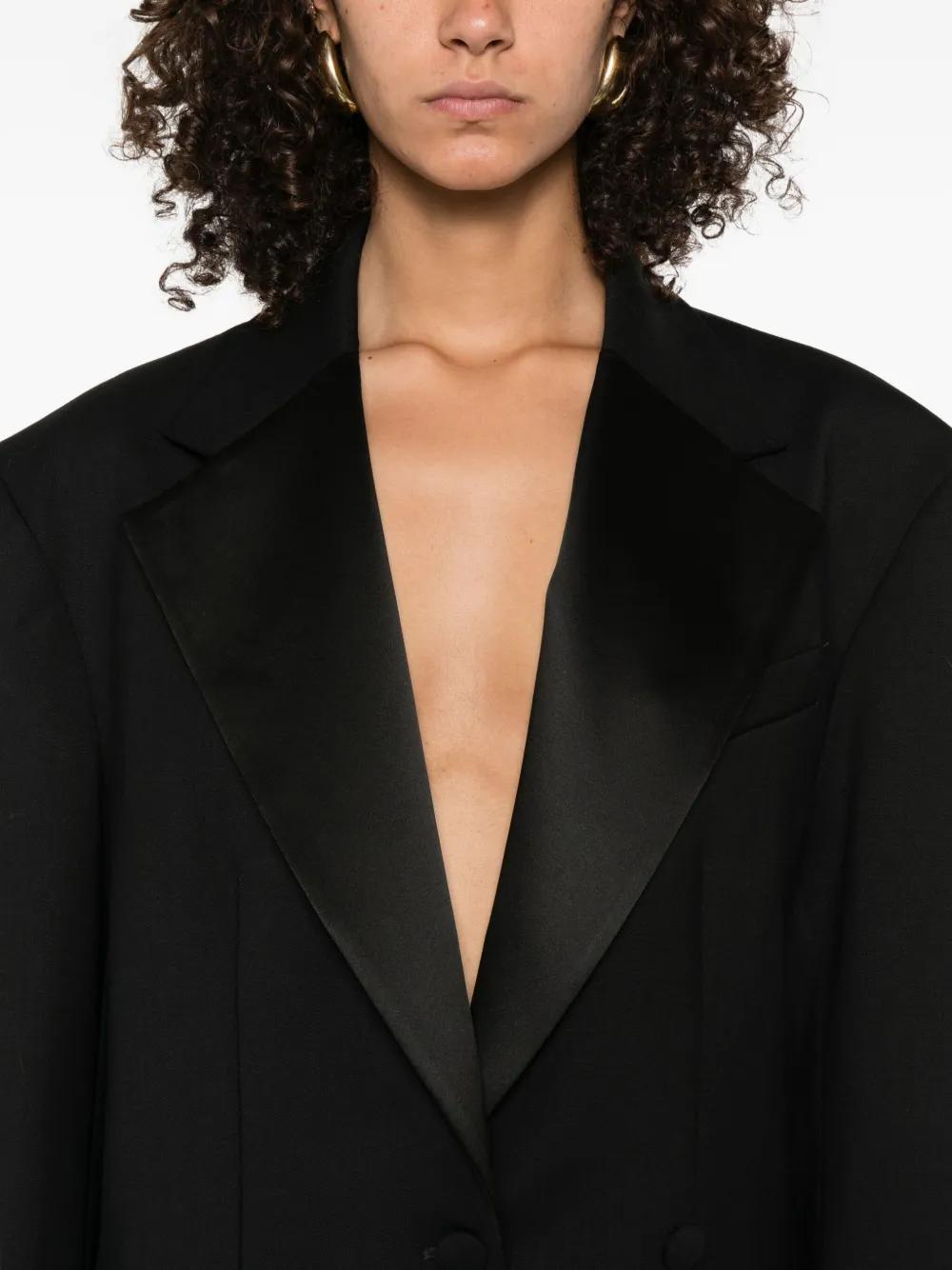 スーツ PAROSH Women Suit Jackets D420411BAMBU813 Black P.A.R.O.S.H. Blazers, sport coats and suit jackets for Women