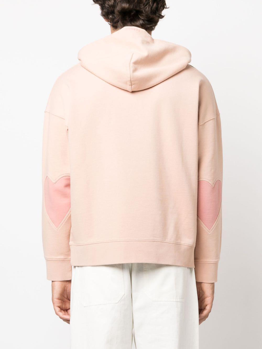 SANDRO floral-print Pullover Hoodie - Farfetch