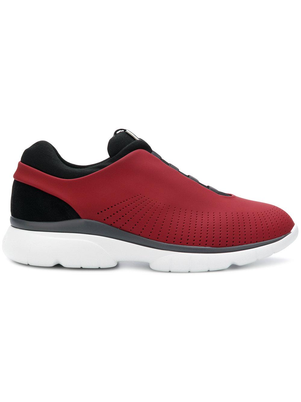Z Zegna Cotton Sprinter Sneakers in Red for Men - Lyst