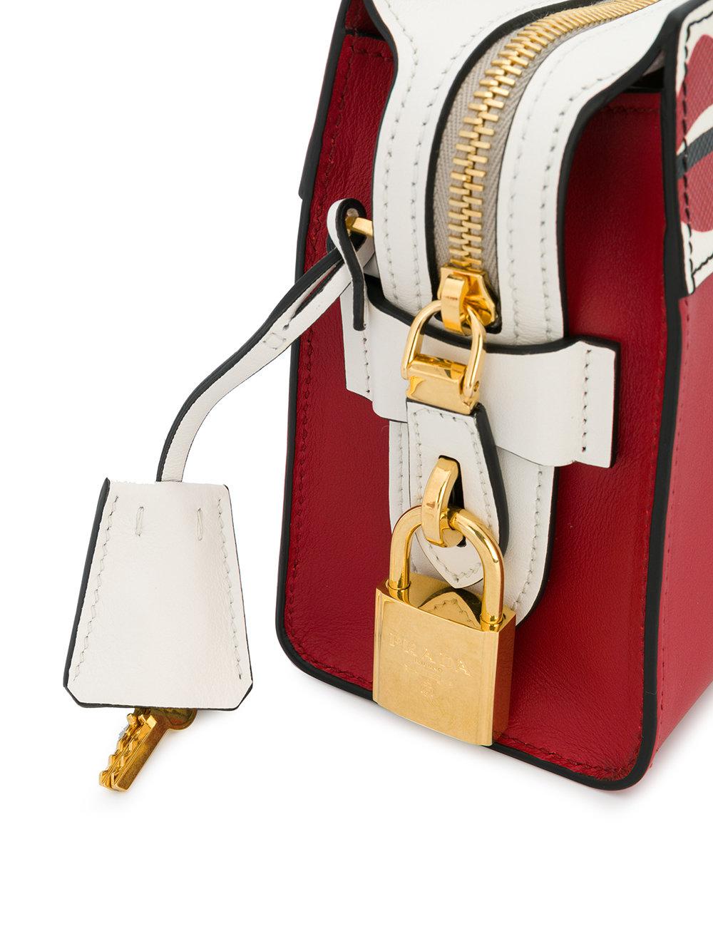 prada lips bag