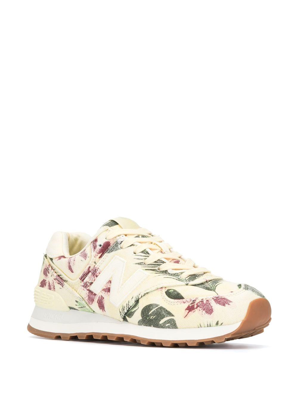 new balance floral sneakers