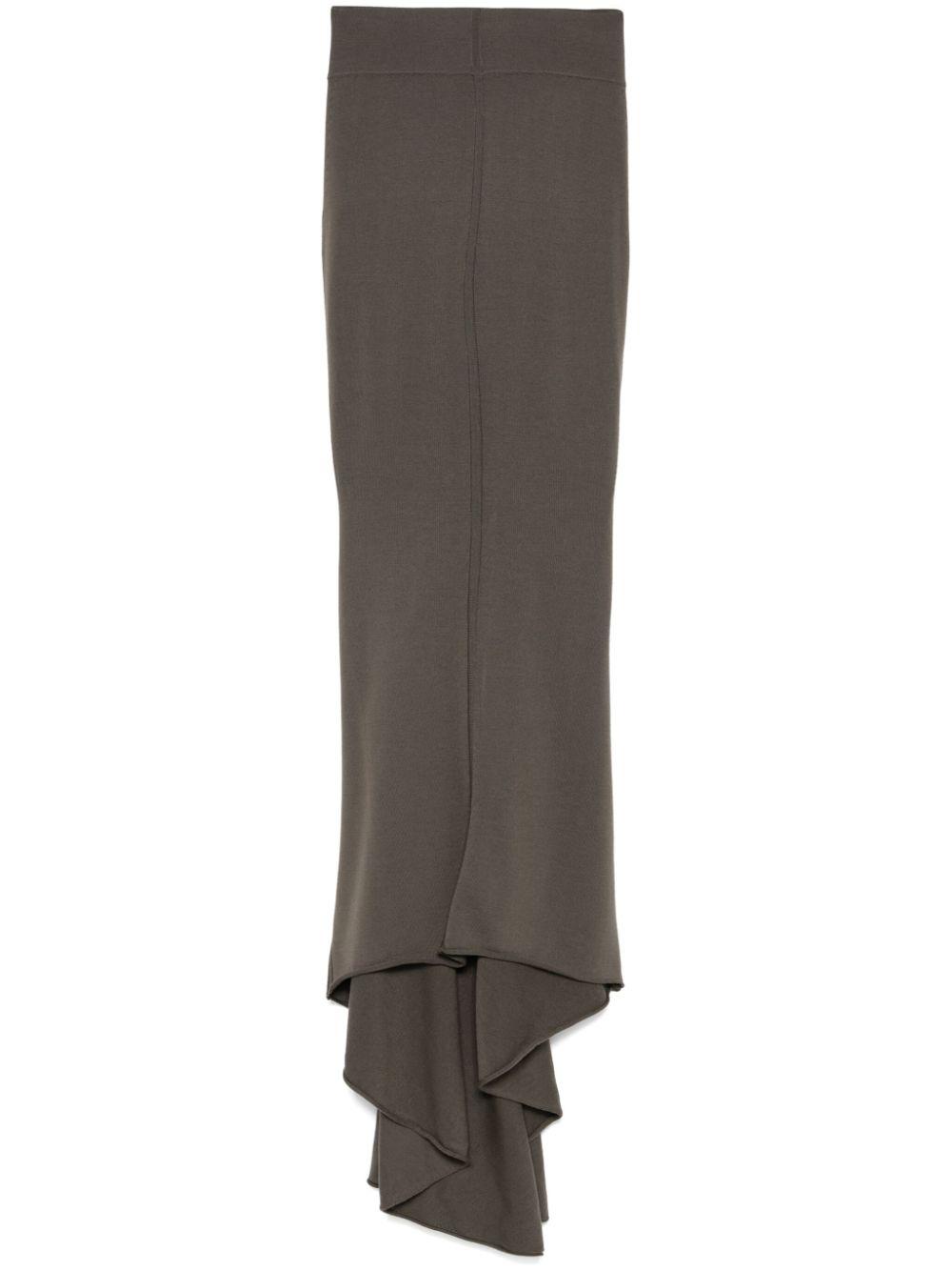 Rick Owens レディース グレー Dauphine マキシスカート スカート