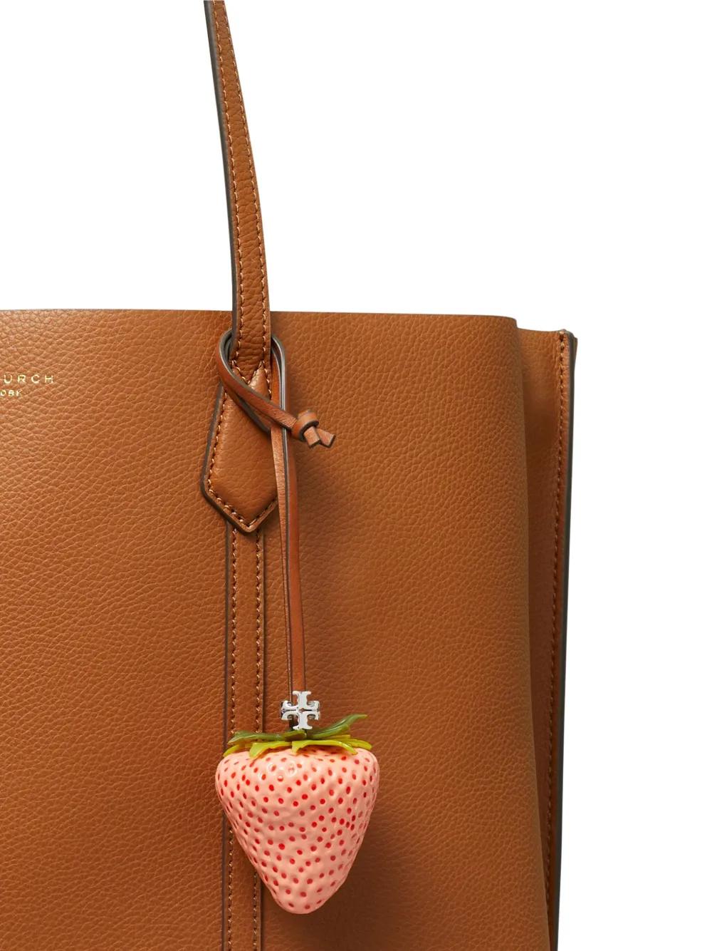 Tory Burch Strawberry Keyring in White | Lyst