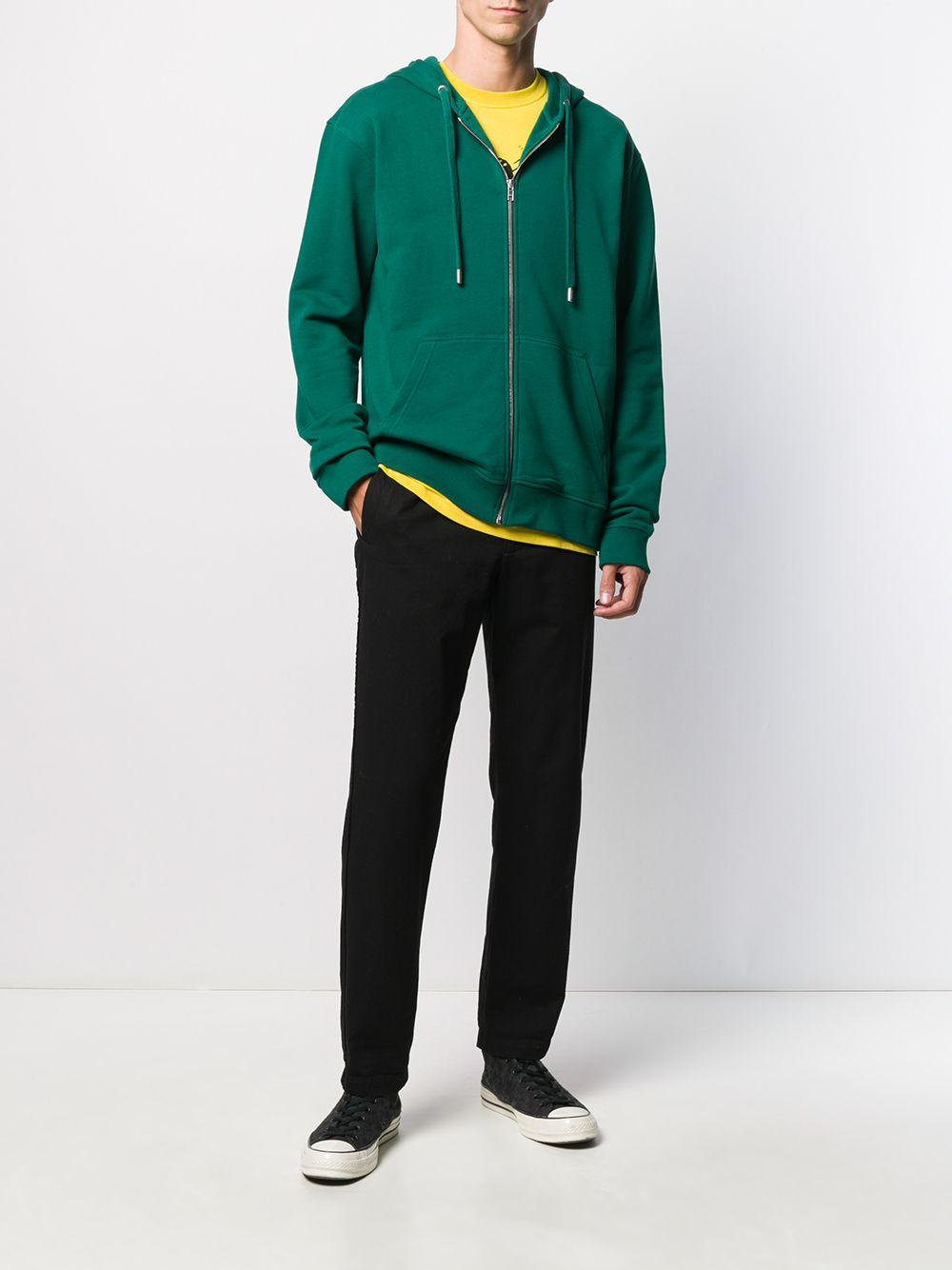 KENZO Zip-up Sweatshirt in Green for Men | Lyst