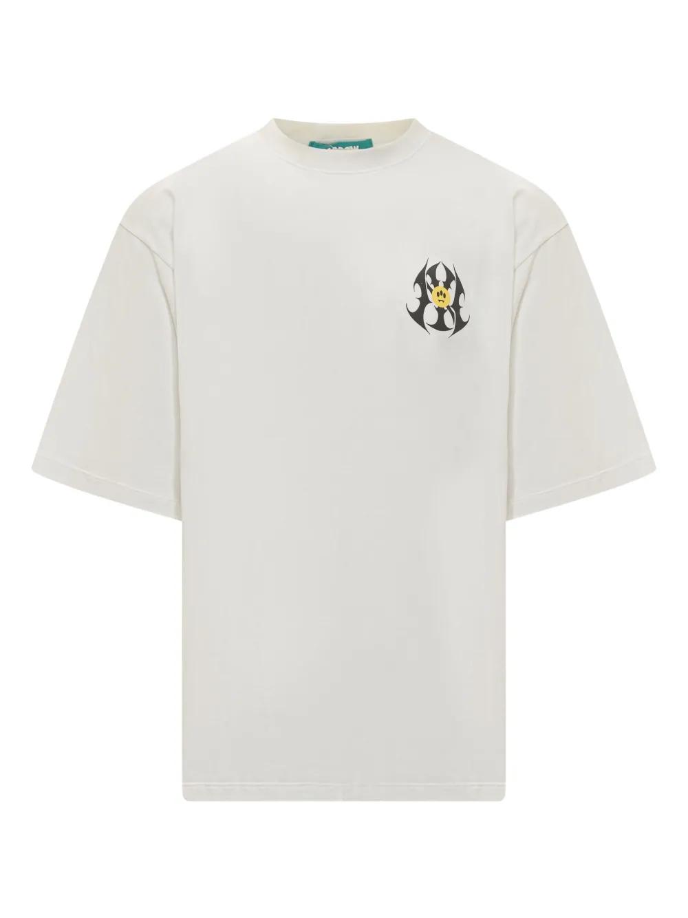 Tシャツ・カットソー BARROW Men T-shirt White F4BWUATH064 002 Barrow Short sleeve t-shirts for Men | Online Sale up to 48