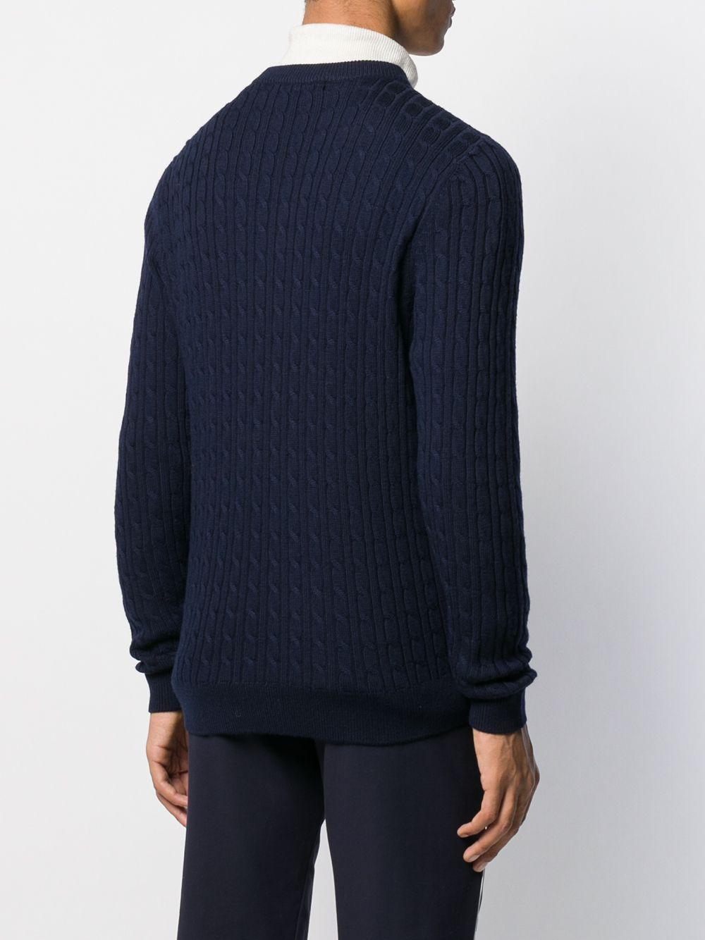 Perfect Moment Wool Polar Bear Crewneck Sweater in Blue for Men - Lyst