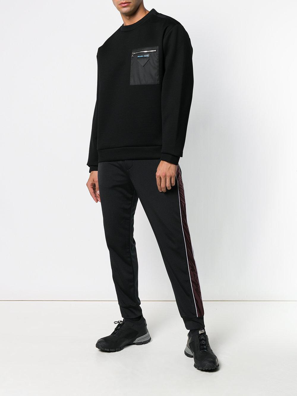 prada tracksuit grey