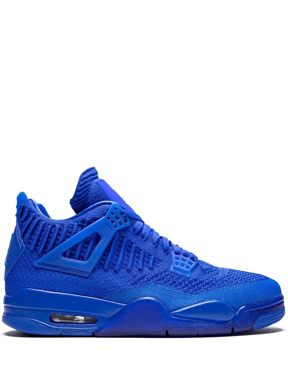blue flyknit jordan 4