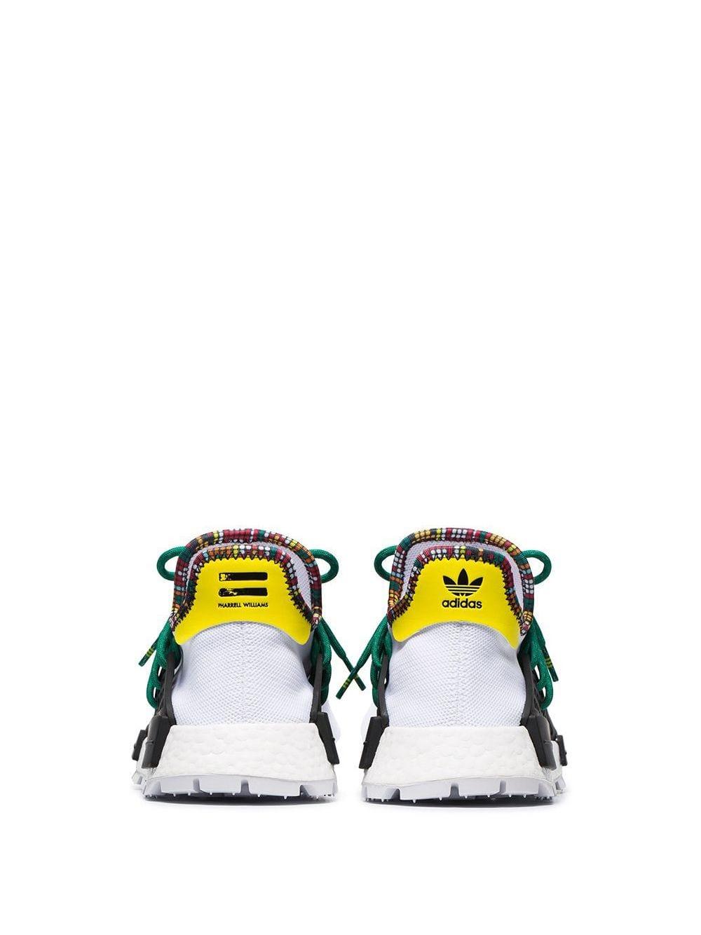 adidas Rubber X Pharrell Williams Human Body Nmd Sneakers in White for Men  | Lyst