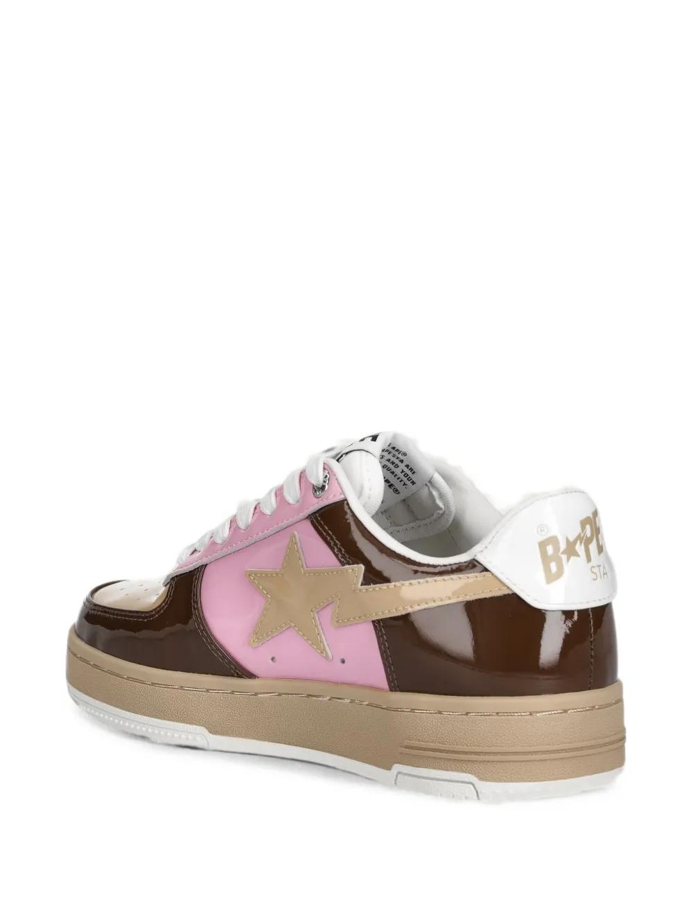A Bathing Ape Bape Sta エナメルフィッシュ スニーカー ピンク | Lyst