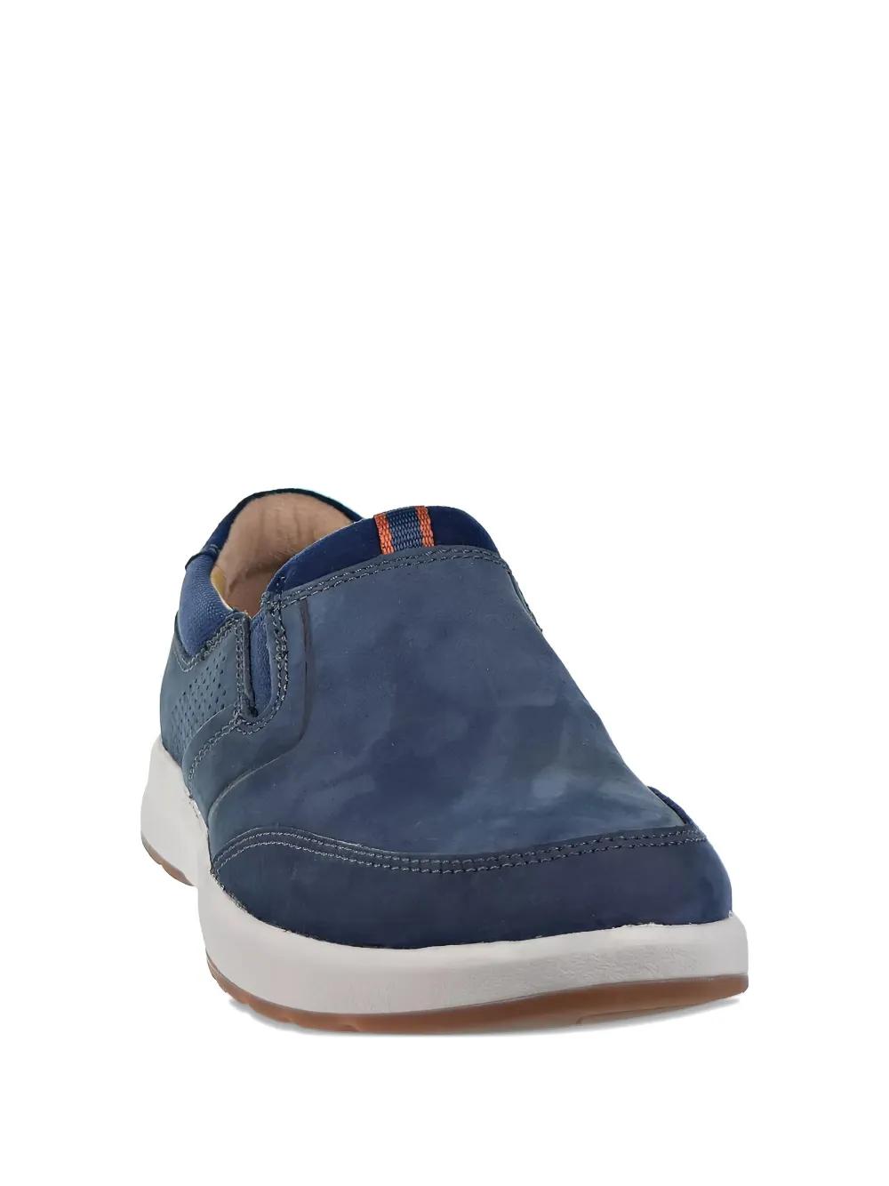 Clarks Un Trail Step Perforated-Detail Loafers in Blue for Men Lyst