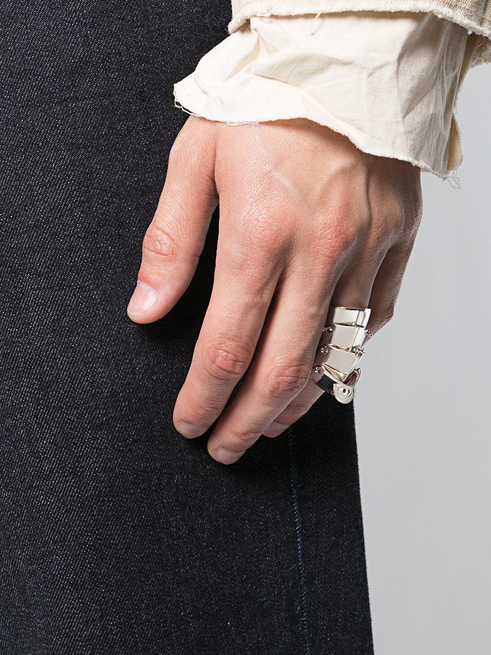 Vivienne Westwood Armour Ring in Metallic Lyst