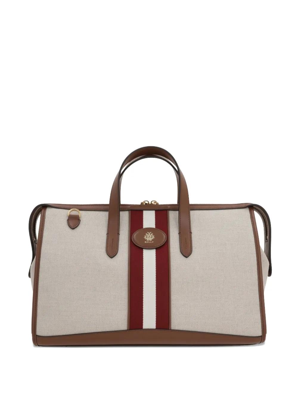 【関税&送料込】Bally Beckett Tote Bag In Canvas Bally Beckett Tote Bag in Brown | Lyst