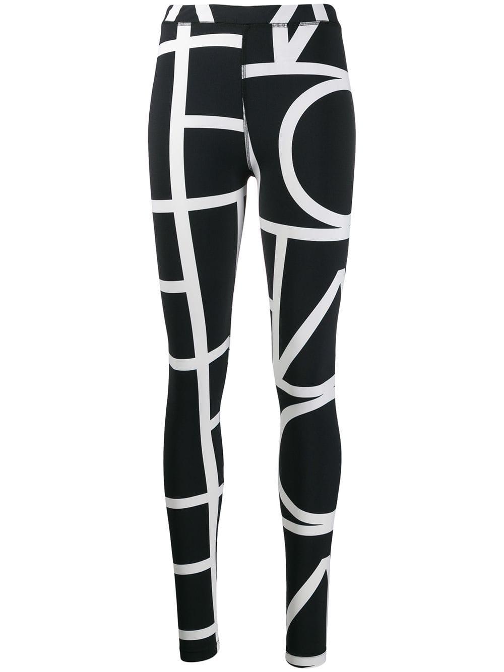 Synthetic Negative Monogram leggings 