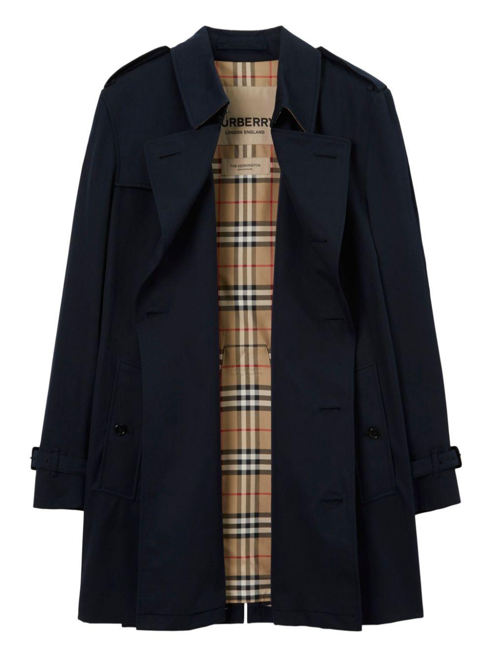 Burberry メンズ ブルー ケンジントン ヘリテージ トレンチ