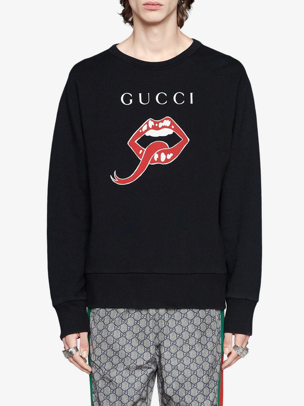 gucci mouth sweatshirt