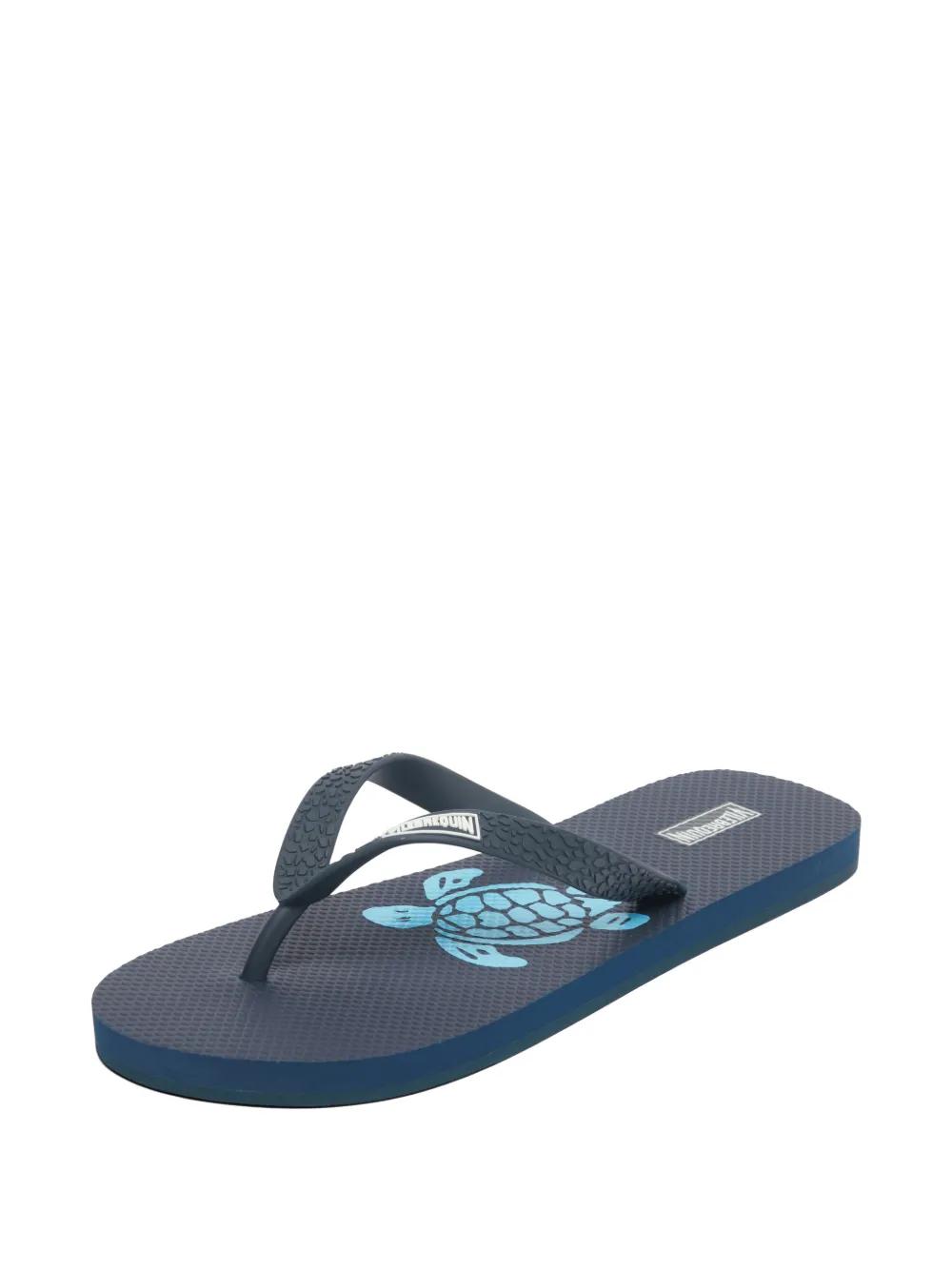 Vilebrequin Turtle-Print Flip Flops in Blue for Men | Lyst display picture 1
