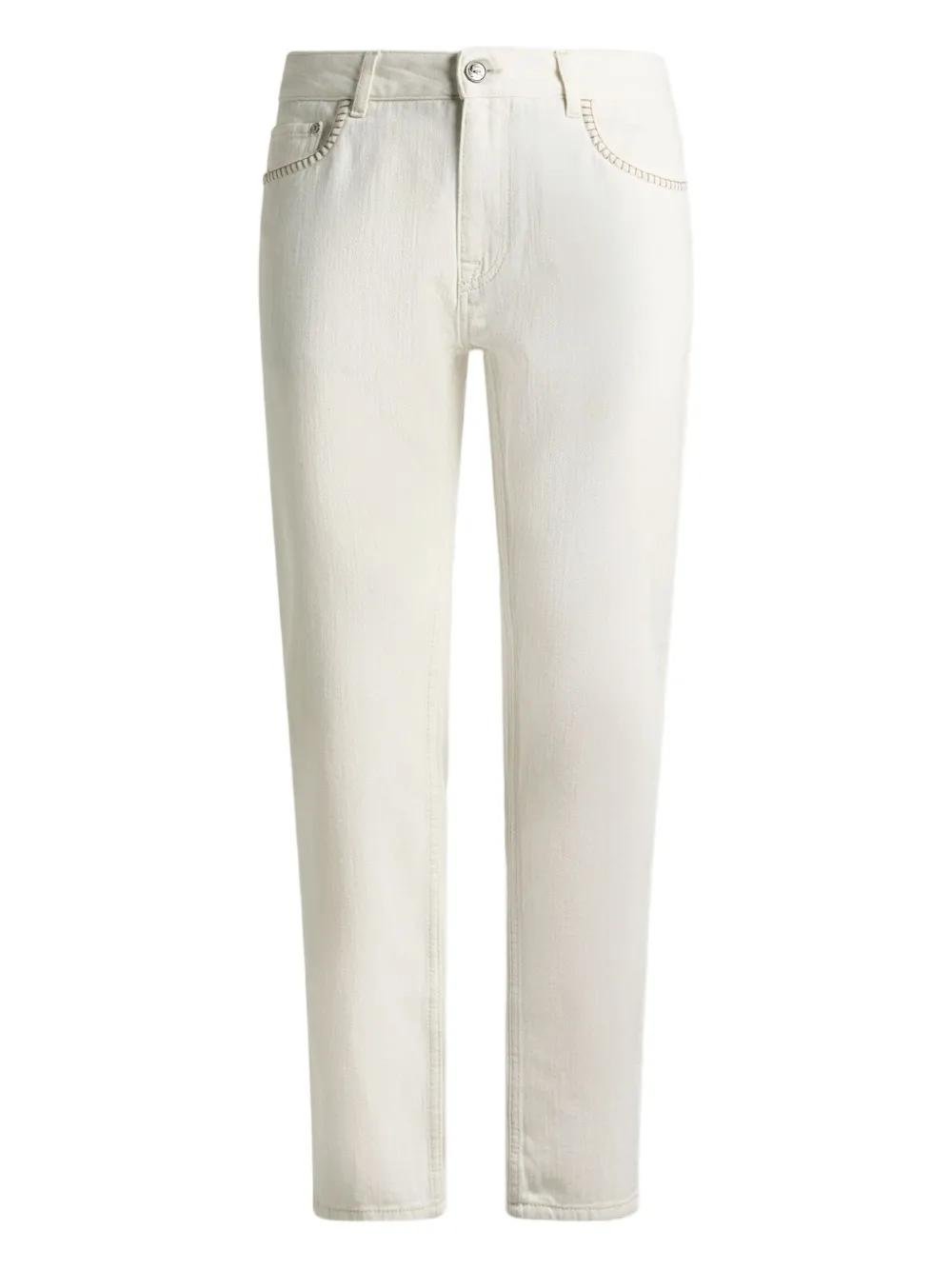 デニム・ジーパン Etro Embroidered White Straight Jeans With Tailored Fit 19187761_43299110_1000.jpg