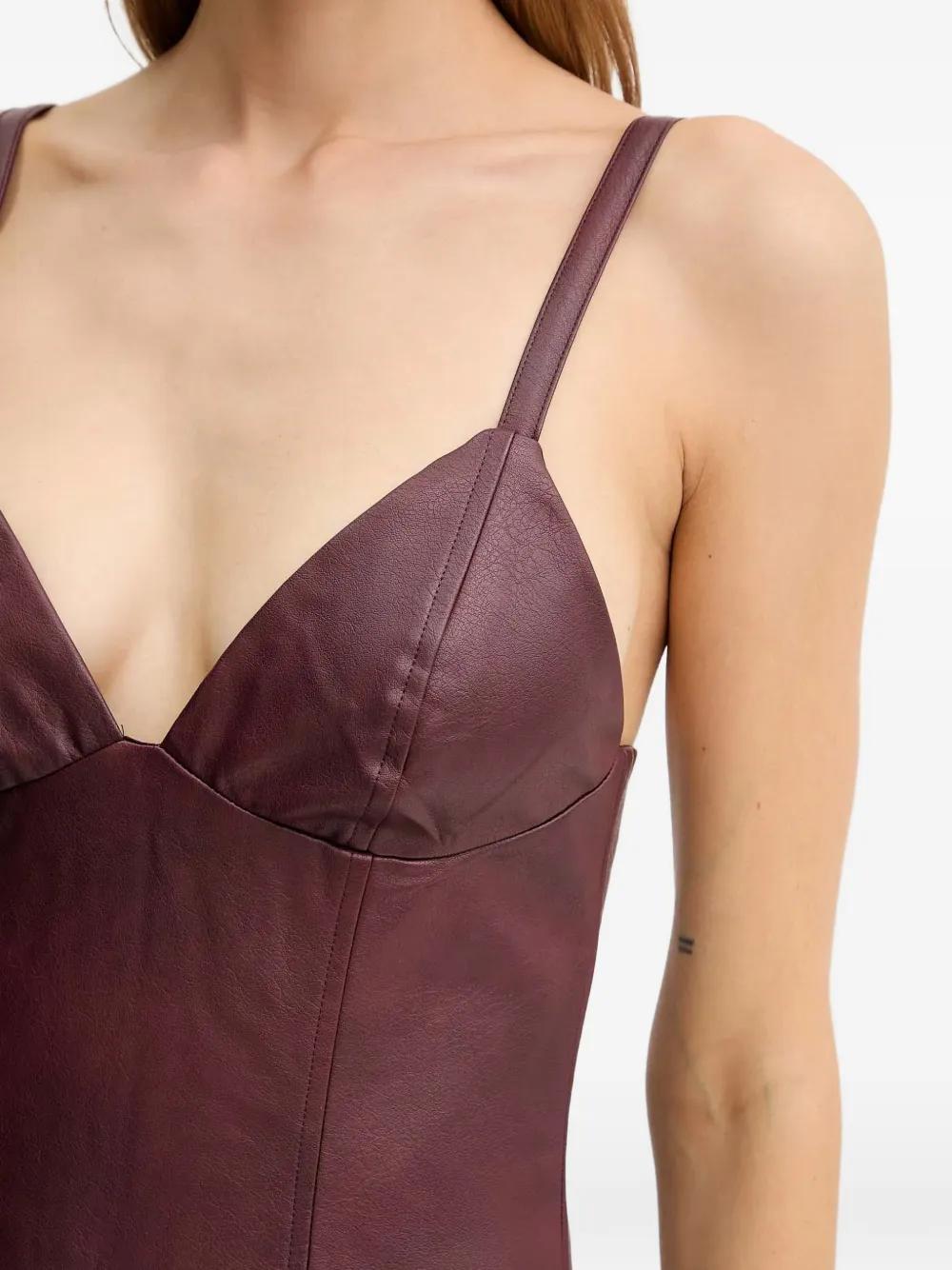 bardot red leather dress Dresses for Women GREEN