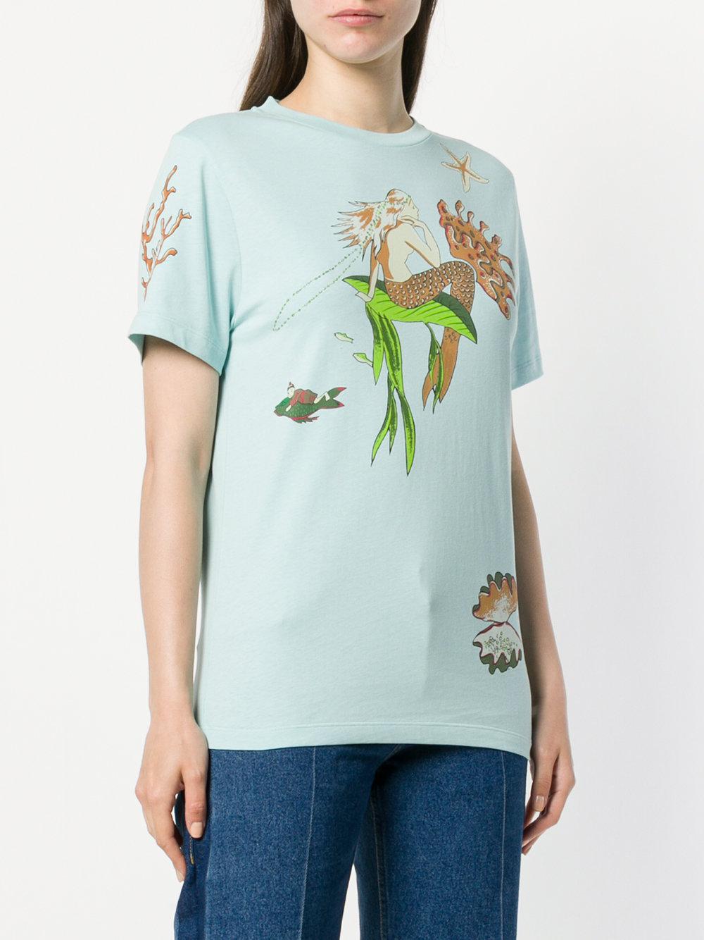 Loewe Cotton X Paula's Mermaid T-shirt 