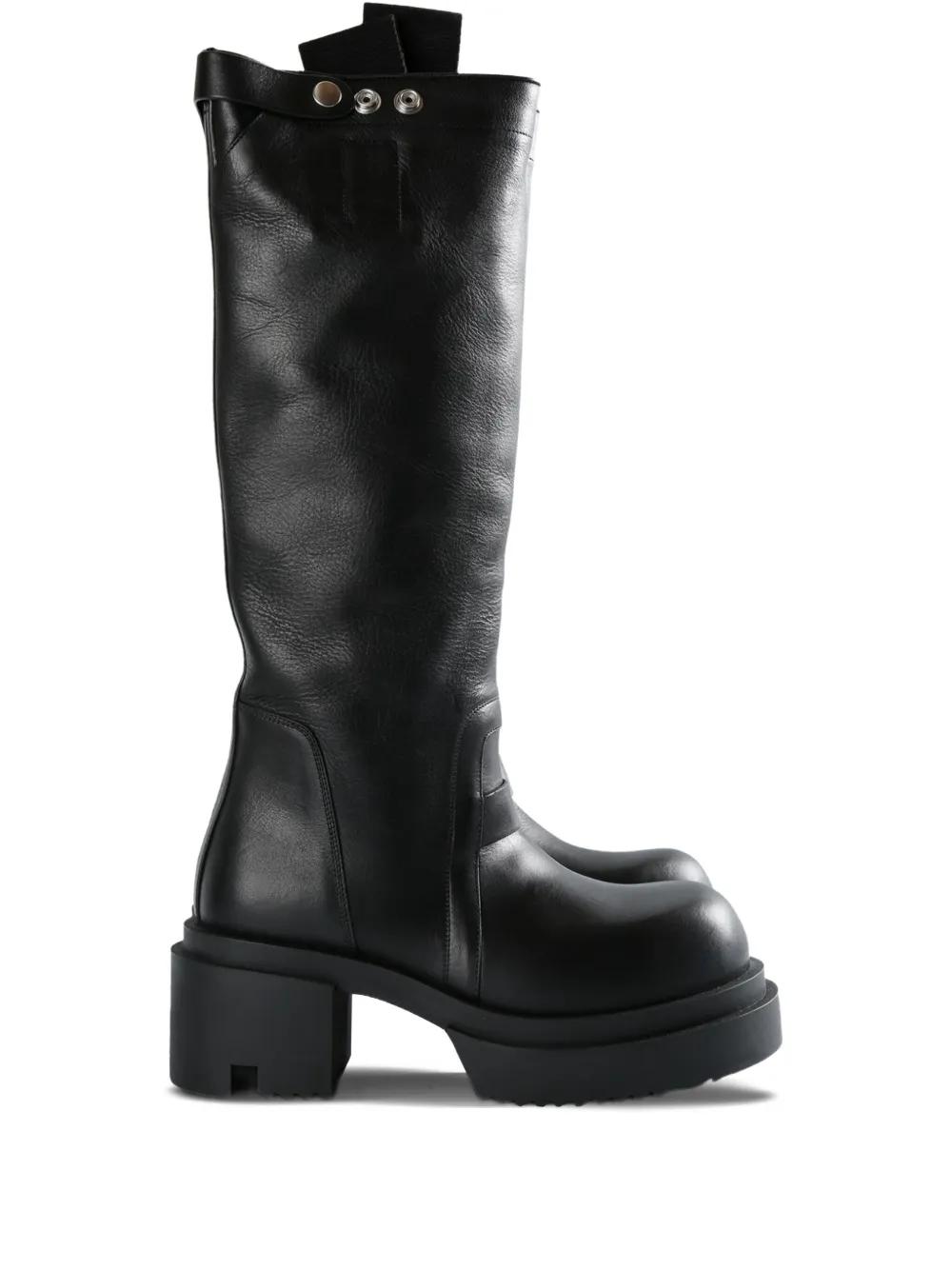 rick-owens-black-75mm-Knee-