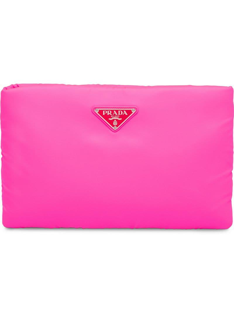 prada neon pink bag