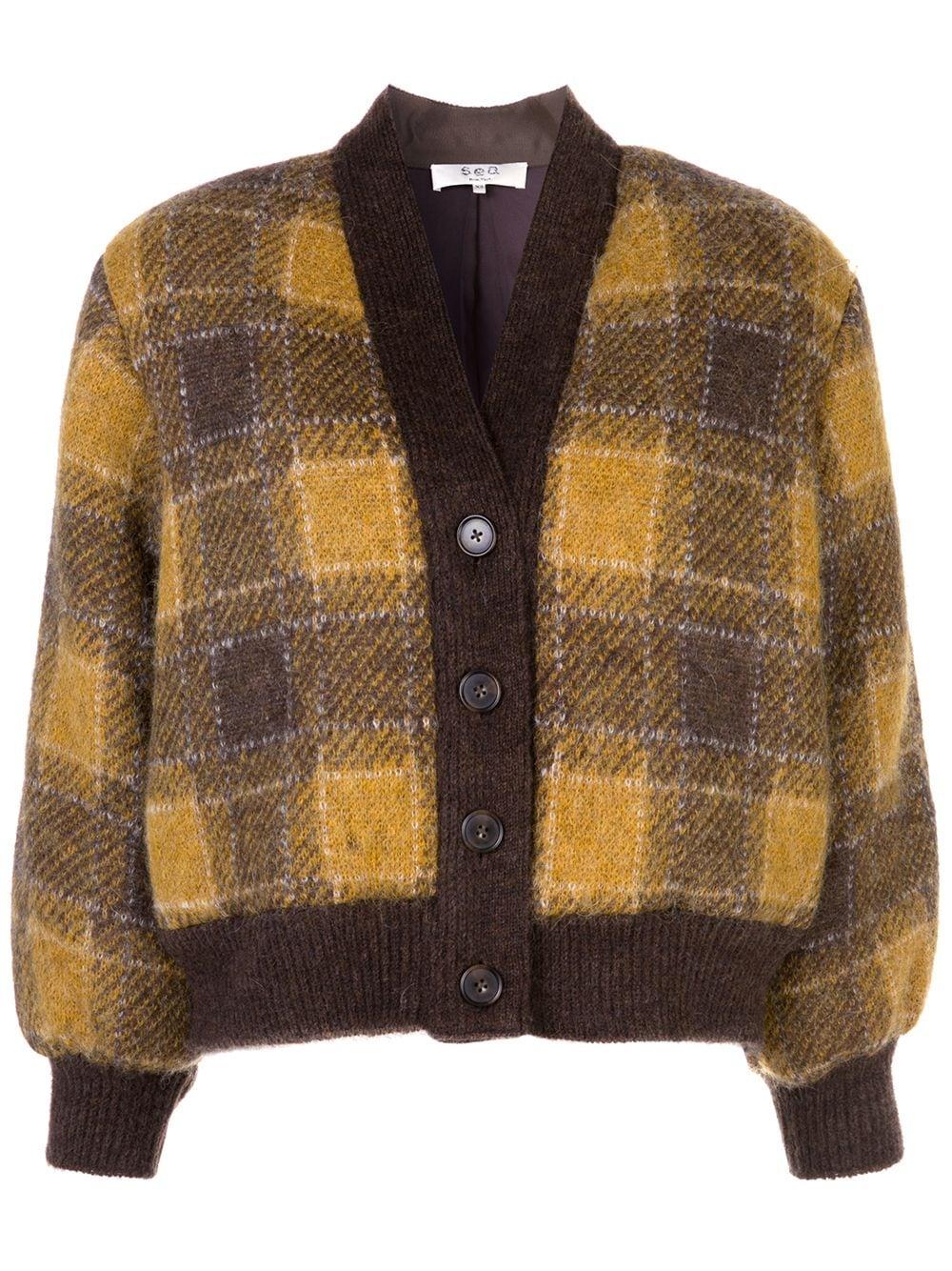 loretta panelled cardigan